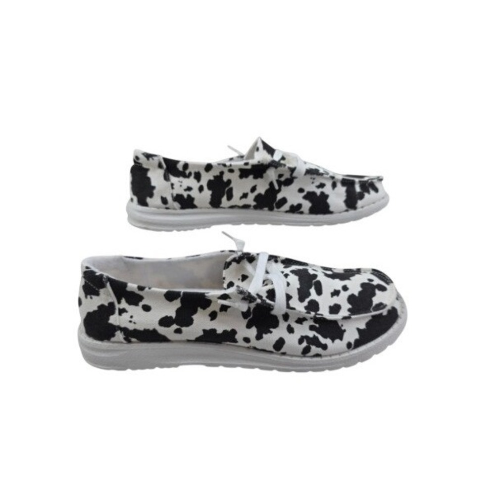 Gypsy Jazz Womens 11 Milk It Cow Print Shoes New In Box